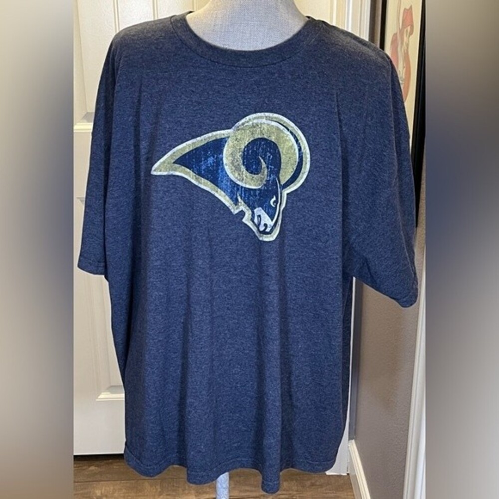 Los Angeles Rams NFL T-Shirt Blue Men’s 2XL EUC